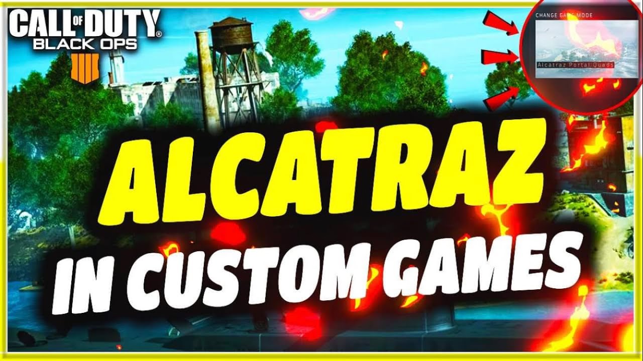 BLACK OPS 4 GLITCH *NEW* HOW TO GET ALCATRAZ & GROUND WAR IN CUSTOM GAMES BLACKOUT (BO4 TUTORIAL)