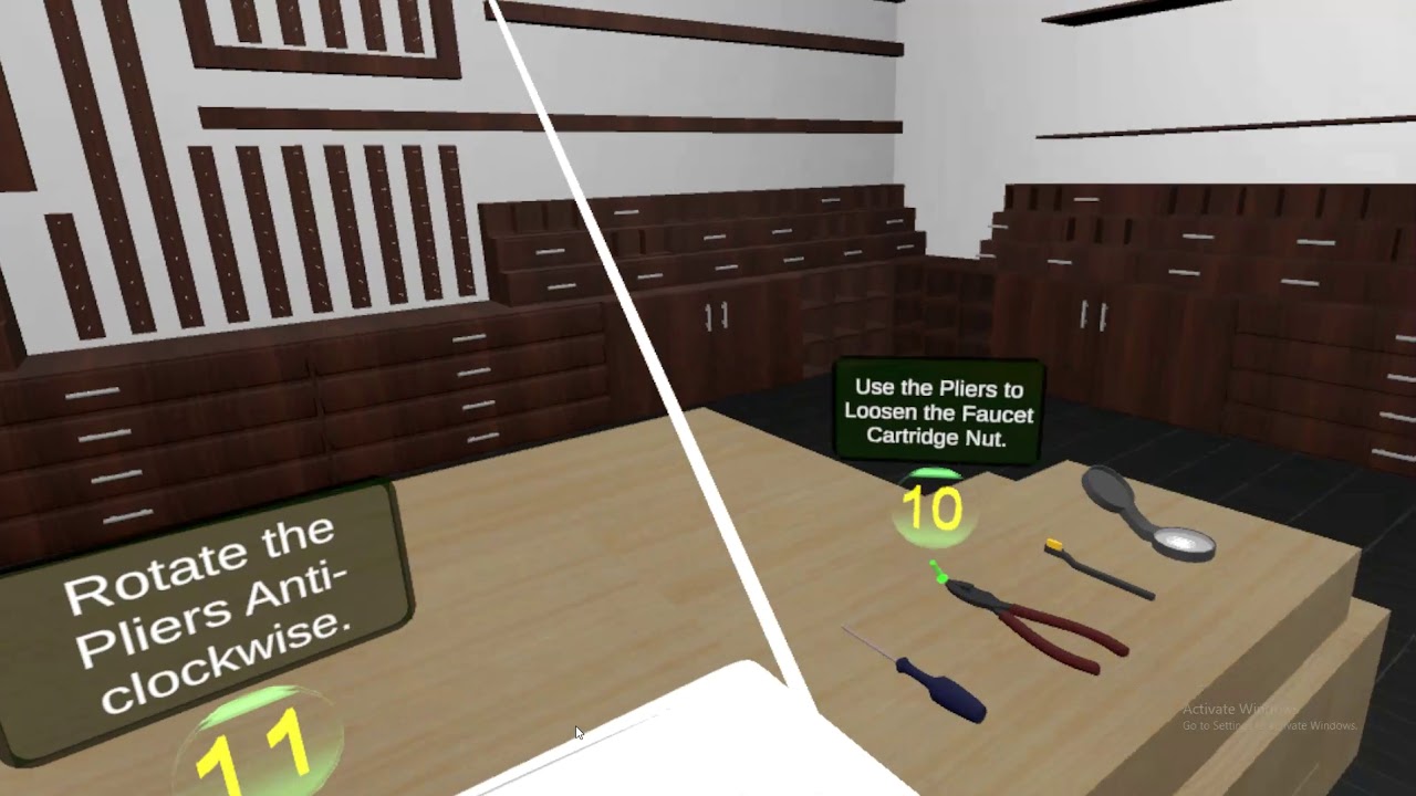 Virtual Reality Plumbing Training Software [Oculus/HTC] Task 4