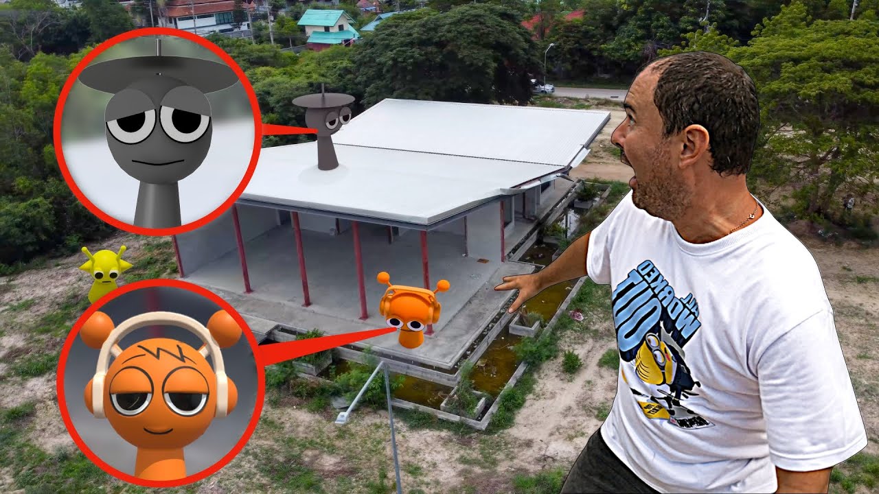 Drone achou o covil do Sprunki na vida real 👀🔥