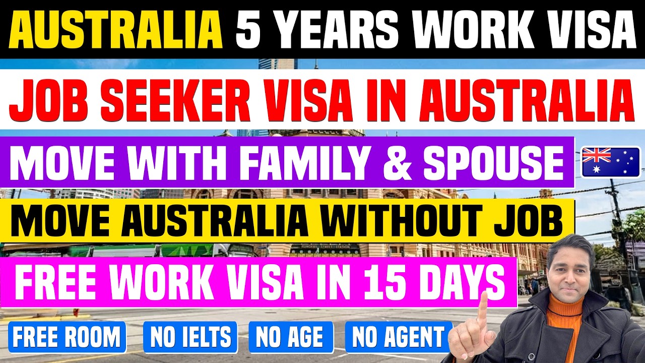 Australia 5 Year Job Seeker Visa Process 2026| Move Australia Without Job| PR in 15 Day| Work Permit