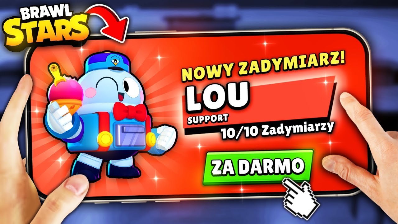 Odblokowałem ⚠️ BEZ WYDAWANIA PIENIĘDZY MITYCZNEGO ZADYMIARZA LOU 🥶 + (JAK TO ZROBIĆ) w Brawl Stars