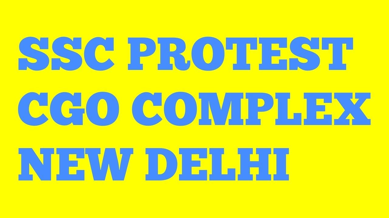 SSC  Protest at cgo complex 26&27 february  | ssc cgl |ssc mts