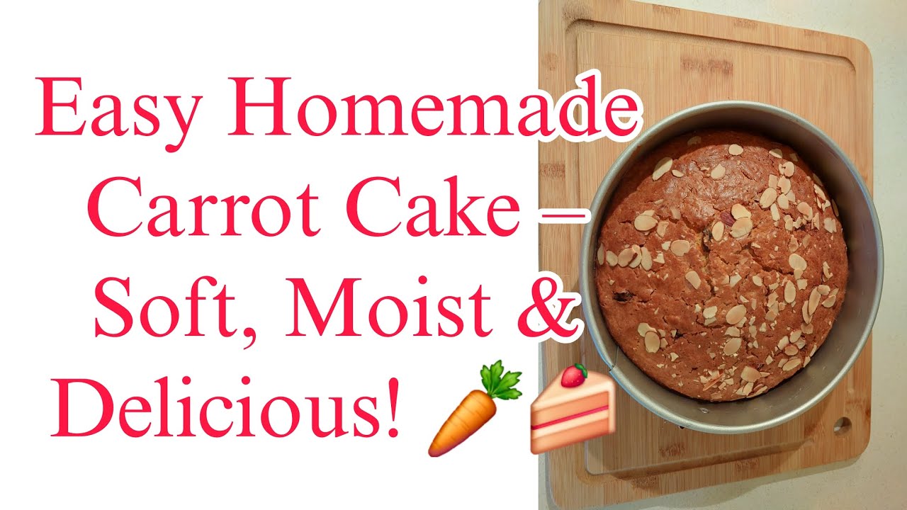 “ASMR Homemade Carrot Cake 🥕 | Step-by-Step Recipe