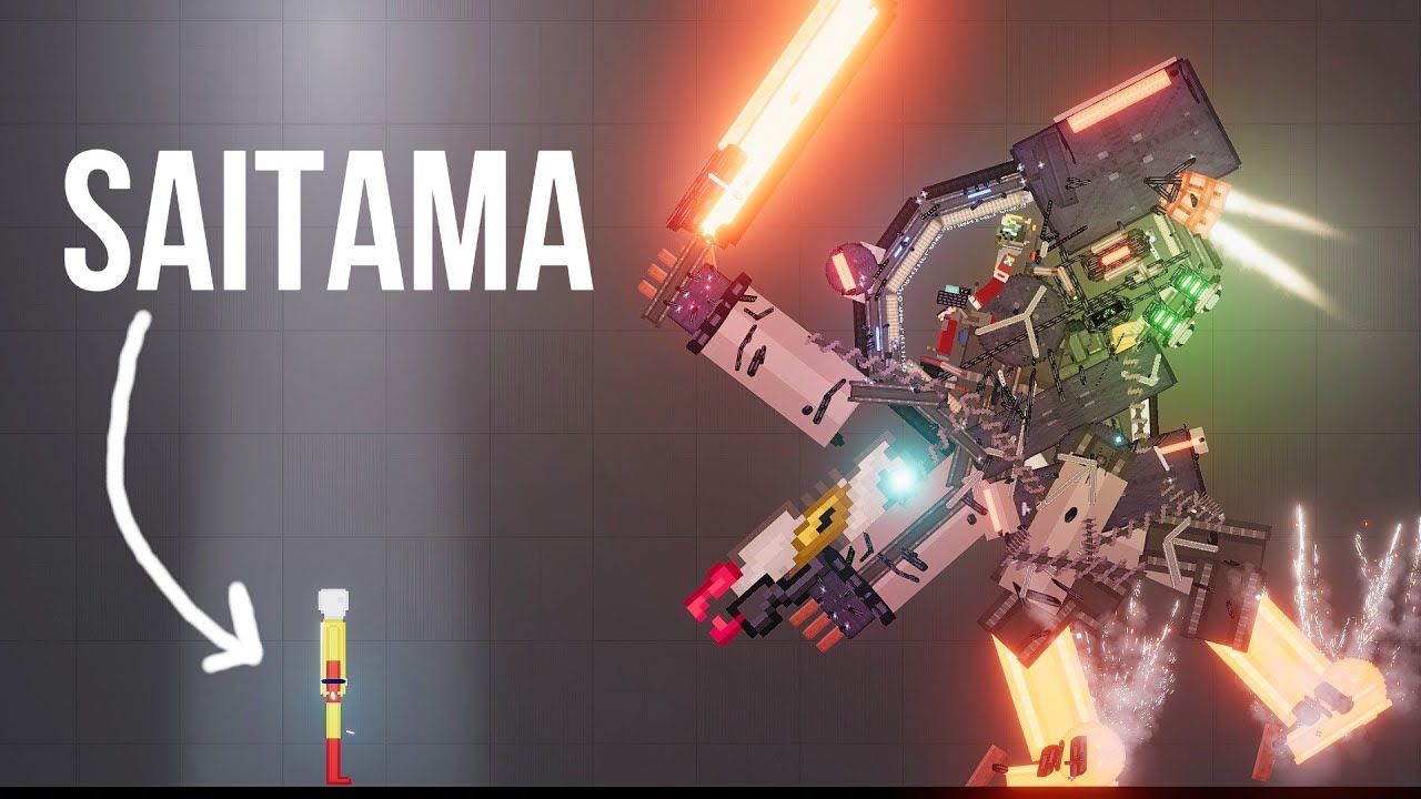 SAITAMA vs Titanfall Battle Mechs - People Playground 1.22.3