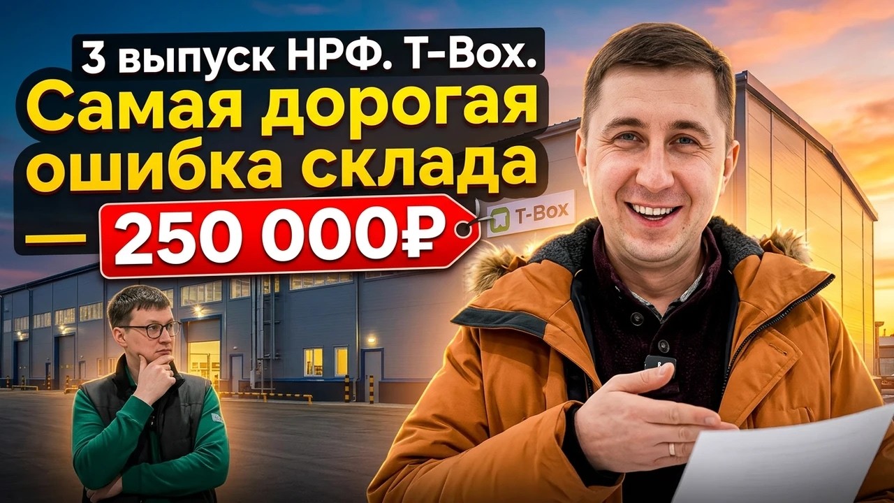 3-й выпуск НРФ. T-Box. Самая дорогая ошибка склада — 250 000₽
