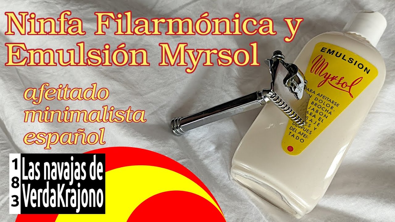 183 - Afeitado con Ninfa Filarmónica y Emulsión Myrsol