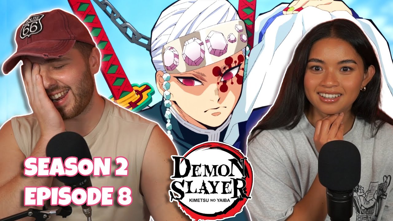 LORD TENGEN IS HERE!! - Girlfriend Reacts To Demon Slayer Season 2 Episode 8 REACTION + REVIEW!