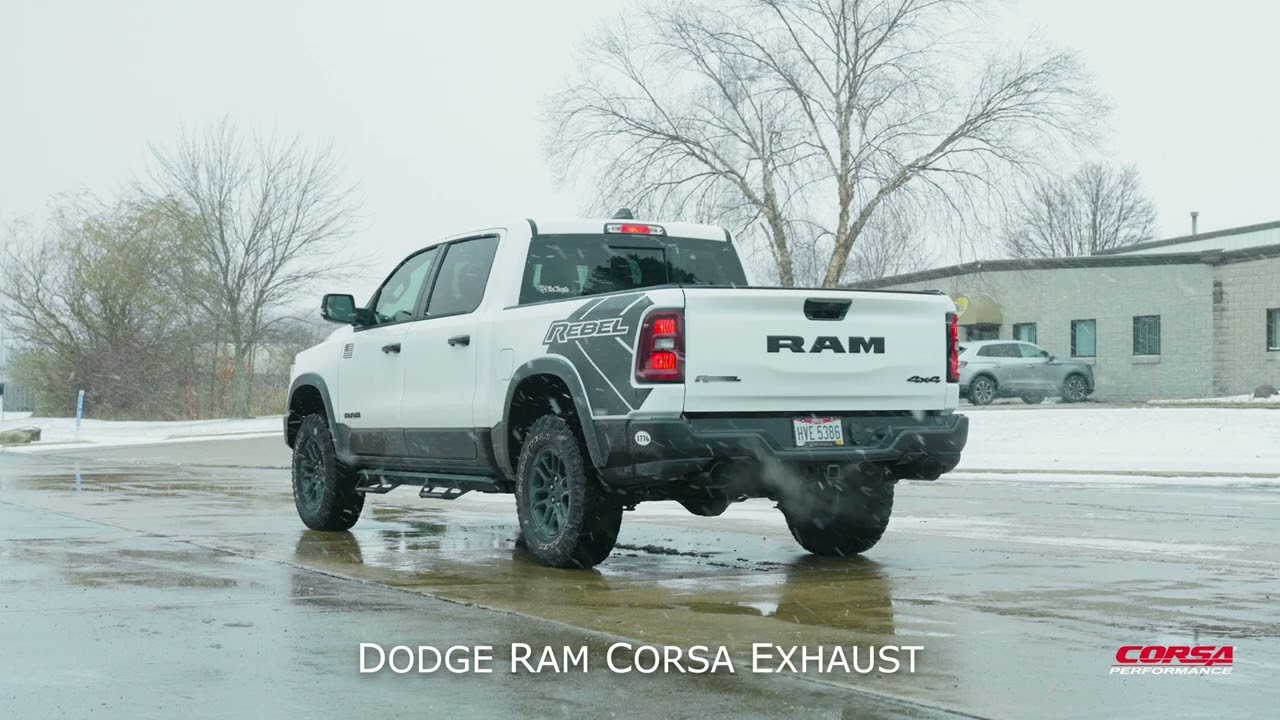 CORSA&reg; Performance 2025+ RAM 1500 with 3.0L Hurricane Sport Cat Back Exhaust System Coming Soon!