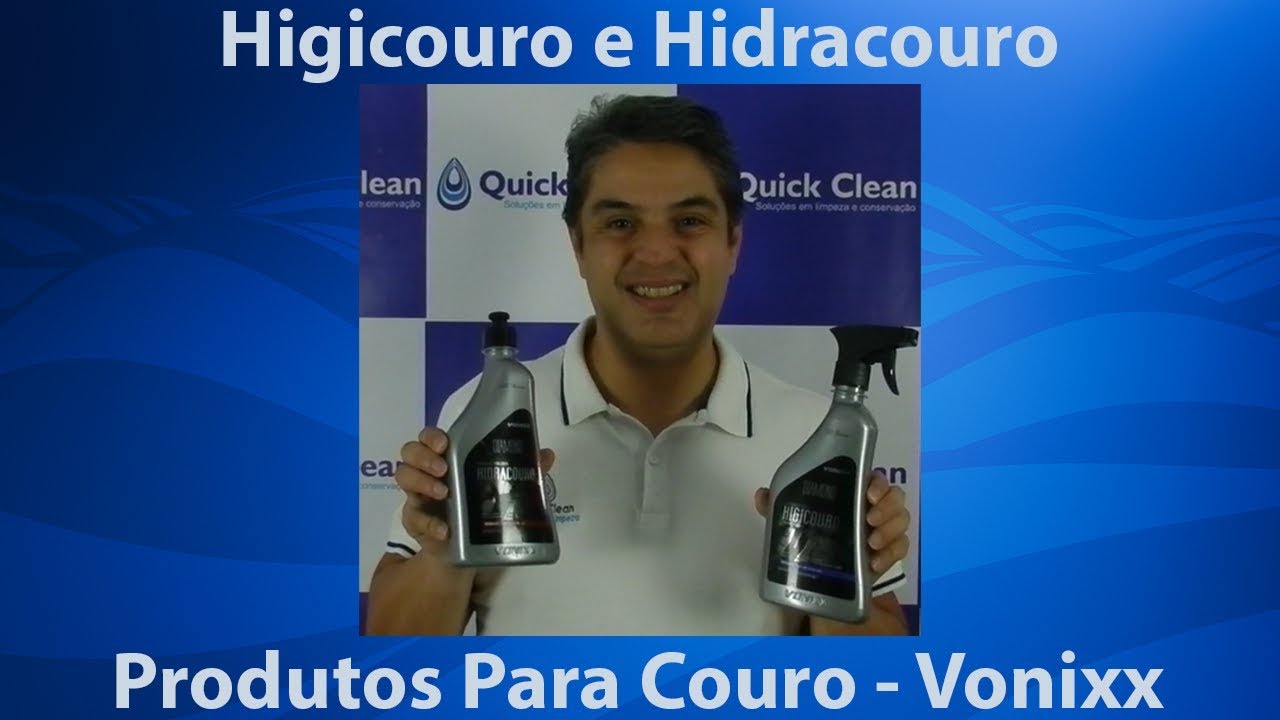 Produtos Limpeza de Couro Higicouro e Hidracouro Vonixx | Quick Clean