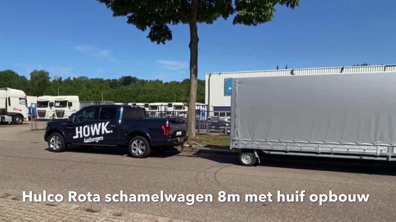 Hulco schamelwagen met huif