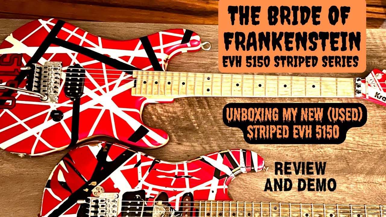 Невеста Франкенштейна! Распаковываю новую гитару EVH 5150 Striped Series — полная демоверсия — Va...
