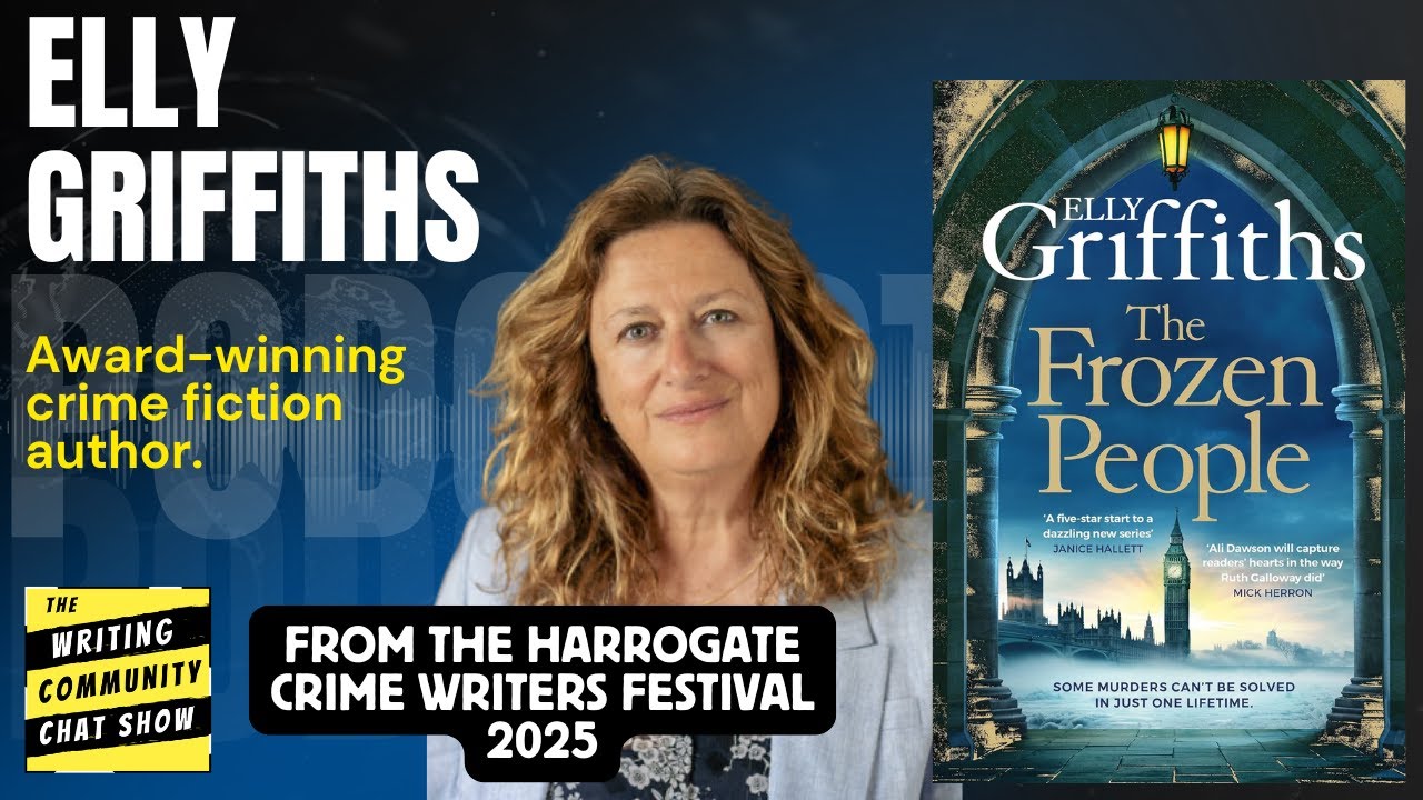 Elly Griffiths interview at The Harrogate Crime Writers Festival 2025.
