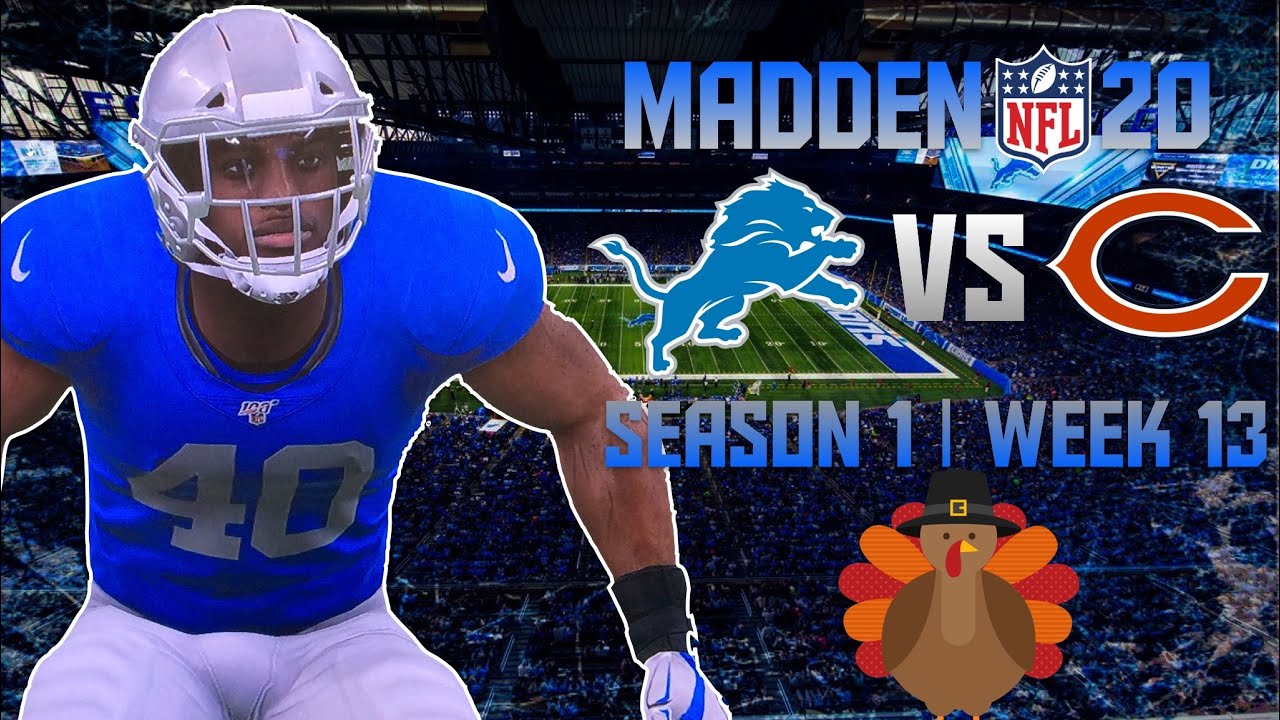 Madden 20 Detroit Lions Franchise, эпизод 18: На кону сезон в День благодарения! S1 W13