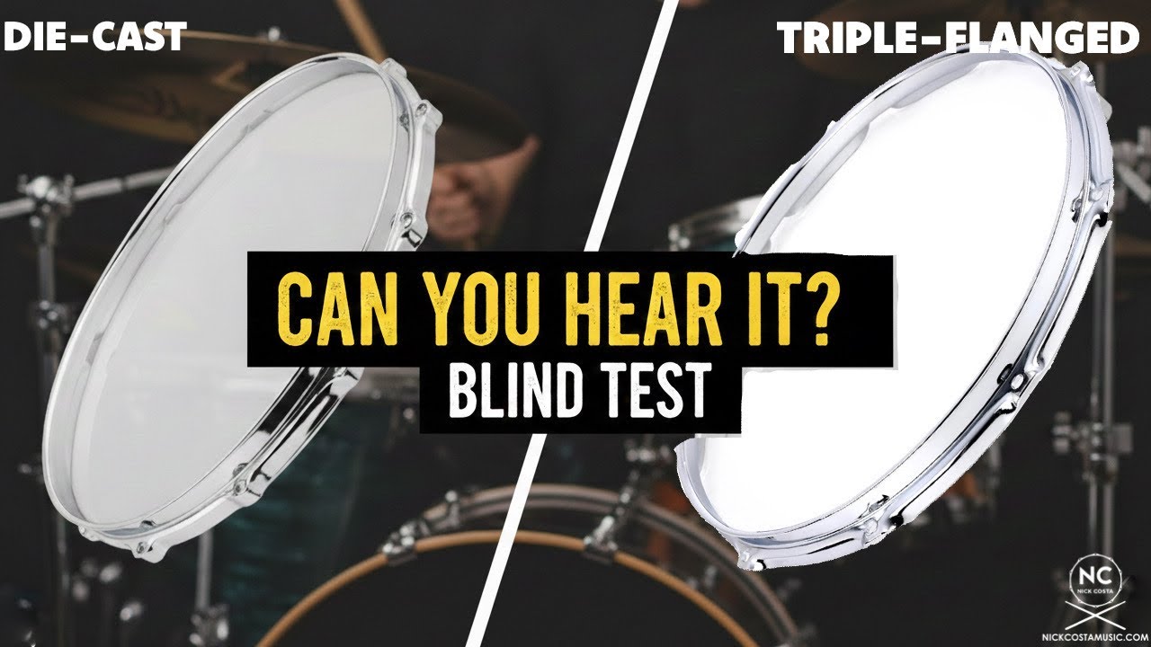 Snare Hoop Blind Test - Triple-Flanged vs Die-Cast