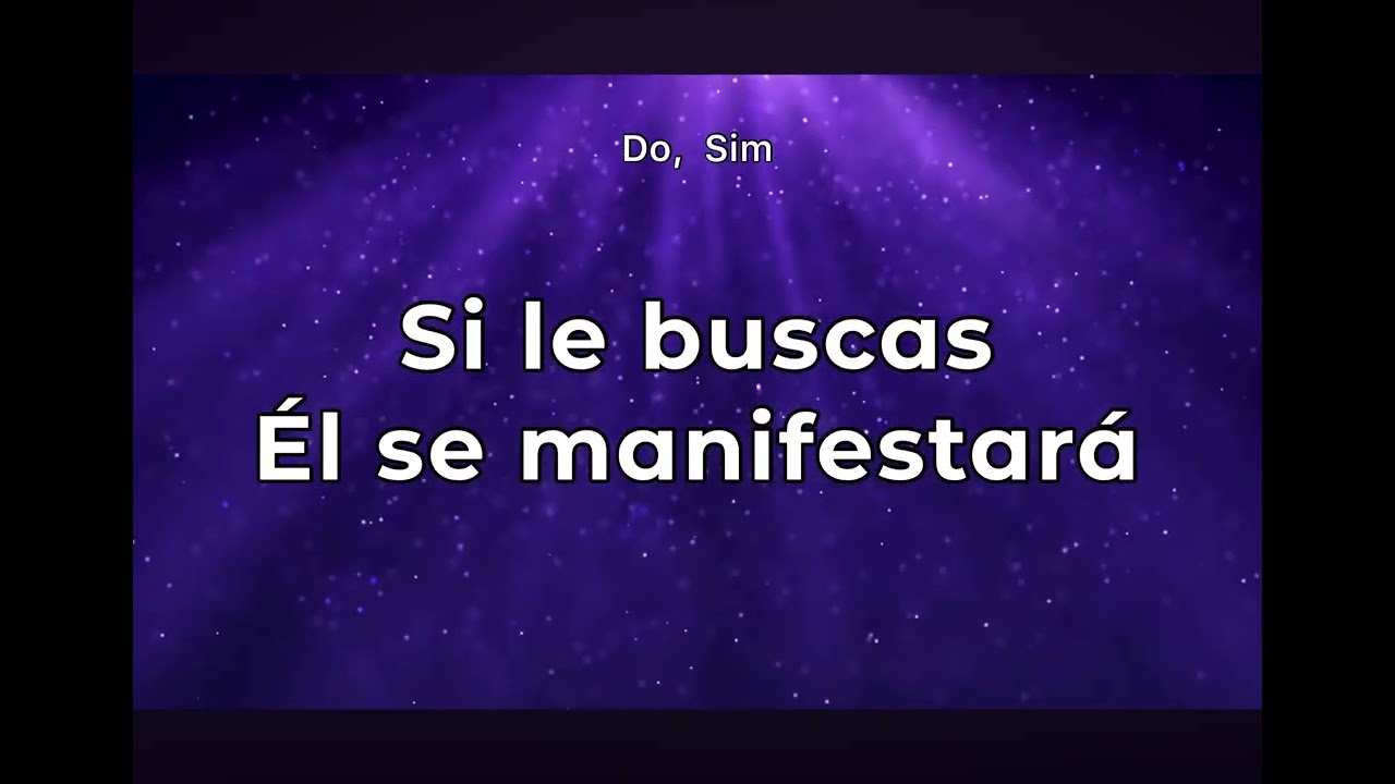 Yahwe se manifestara  pista