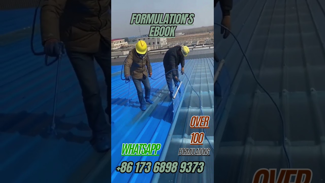WATERPROOFING PAINT/COATINGS FORMULATIONS.PAINT RAW MATERIALS PAINT FORMULATIONS MODERN FORMULATIONS