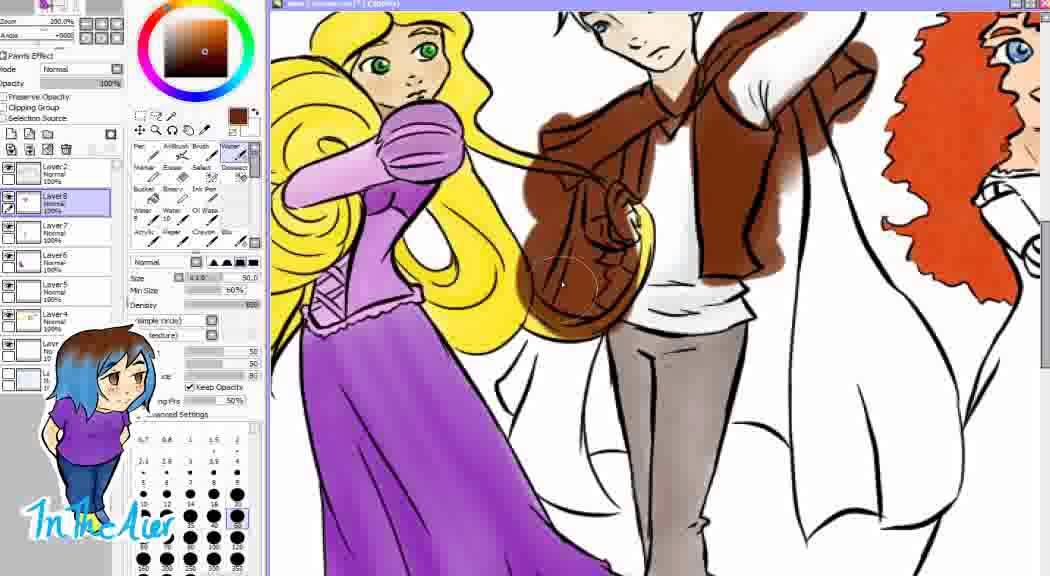 DoodleTimez | Rise of the Brave Tangled Dragons speed painting