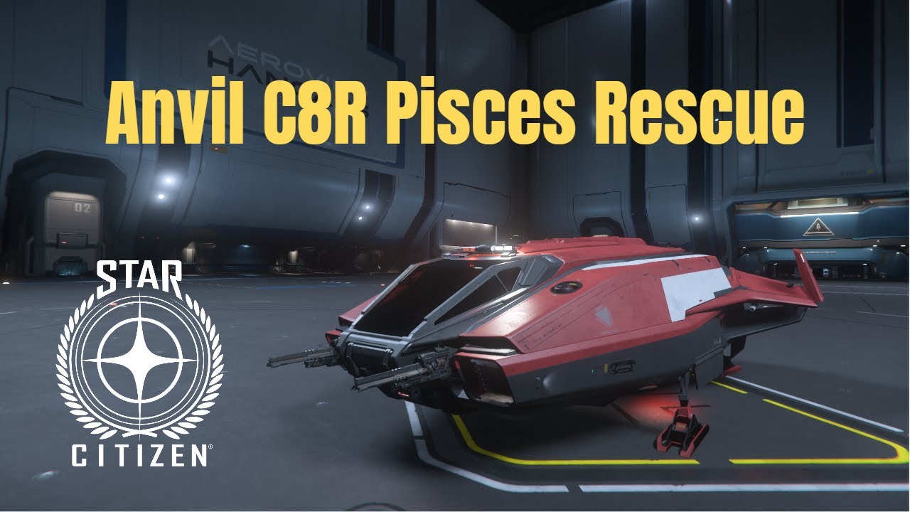 Anvil Aerospace C8R Pisces Rescue Ship Tour - Star Citizen 4.3.1