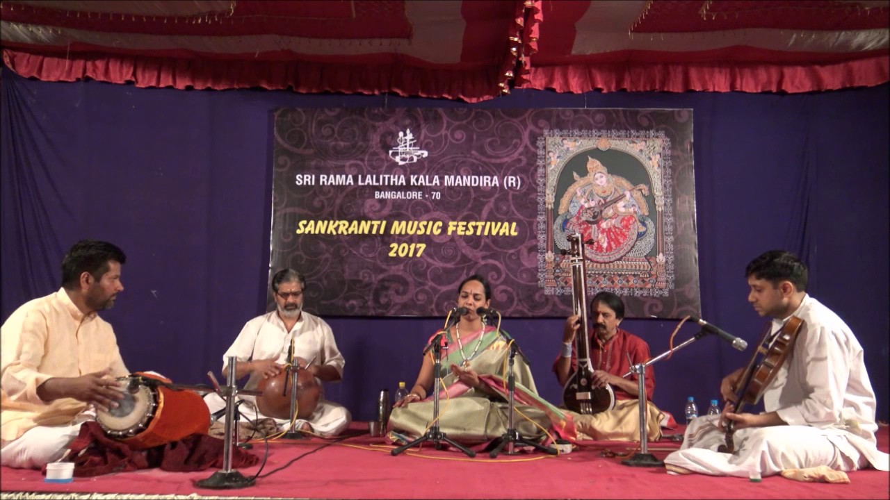 Isha Ninna Smarane - Kanaka Dasa - Raga Desh - Adi - Dr Padma Sugavanam SRLKM BengaluruJan 2017