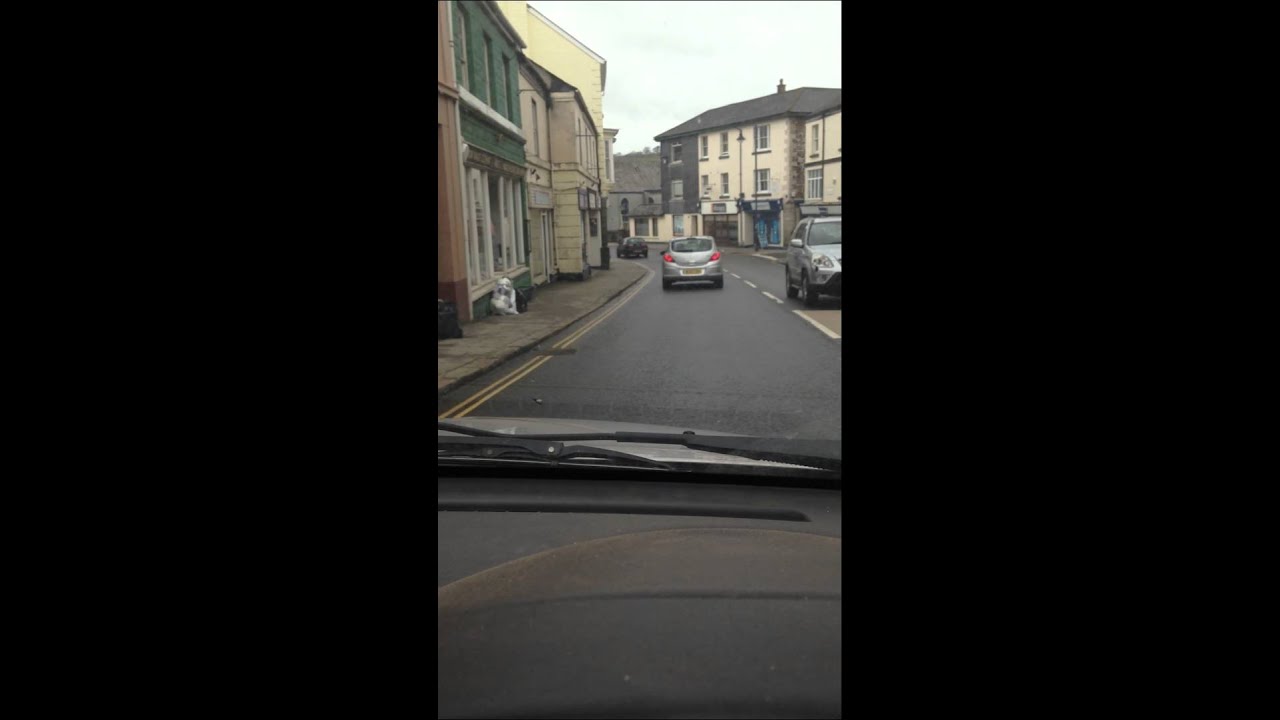 Okehampton town centre ...