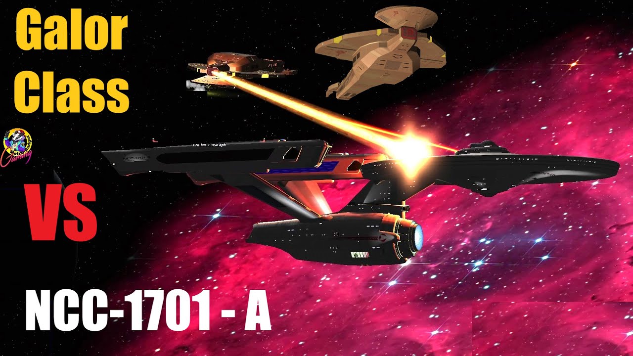 Viewer Request - USS Enterprise A VS Cardassian Galor Class - Both Ways - Star Trek Starship Battles