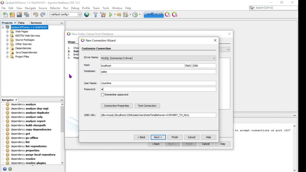 Updated Project with NetBeans 12