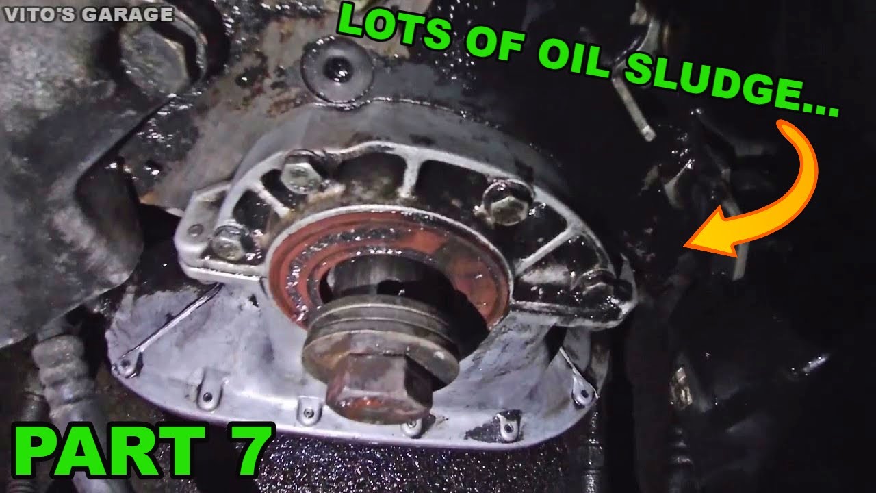 PART 7 Dad's Gift 1985 Mercedes 300D: OM617 Front Crank Seal & Spacer Ring Replace, Valve Adjustment