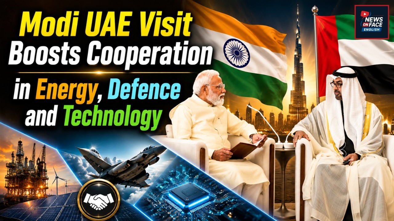 India-UAE Relations Strengthen After Modi-Abu Dhabi Talks | NEWSONFACE ENGLISH