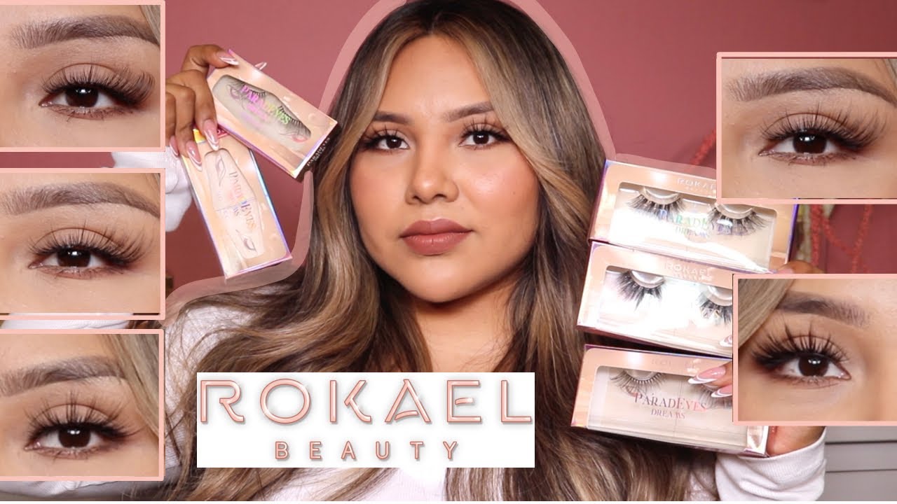 ROKAEL BEAUTY LASHES TRY ON ||PARADEYES DREAMS