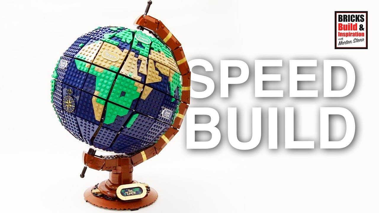 LEGO 21332 - IDEAS - The Globe - Speed build