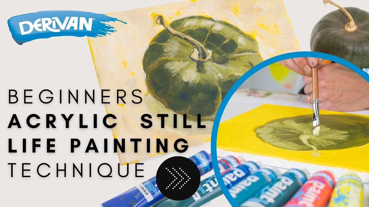 Acrylic Still Life Painting Technique - For Beginners
