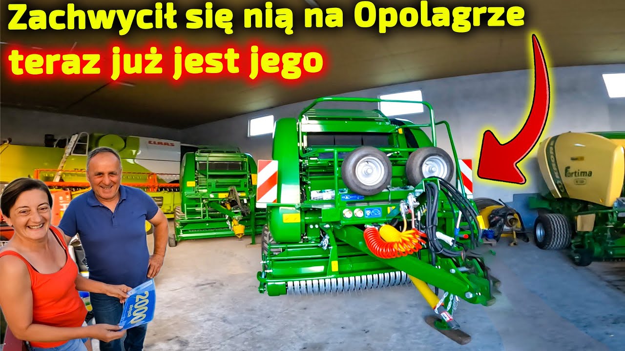 Zobaczył ją na Opolagrze 👉 musiał ją mieć prasa McHale V6 750 [Korbanek]