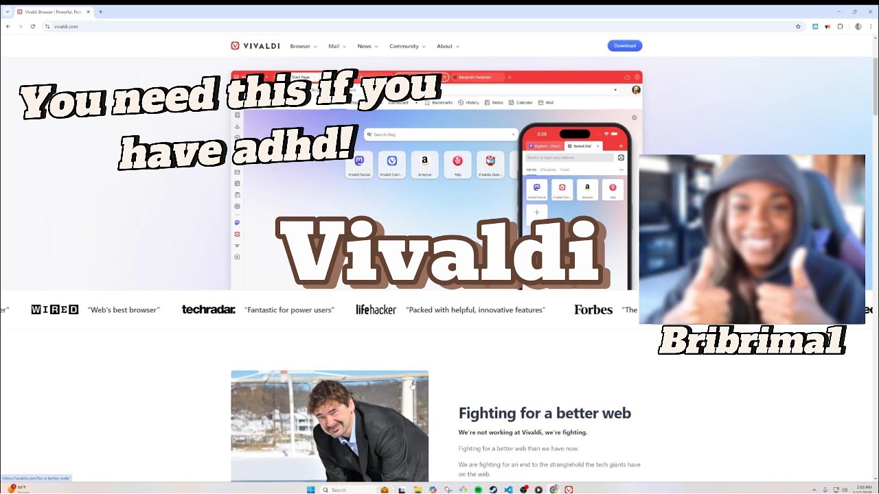 Bribrima1 Reviews Vivaldi Browser | The Most Customizable Web Browser? ((it's really good))