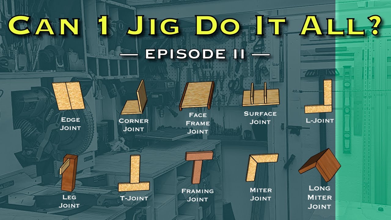 10 соединений с новым шаблоном Jessem Dowel Jig