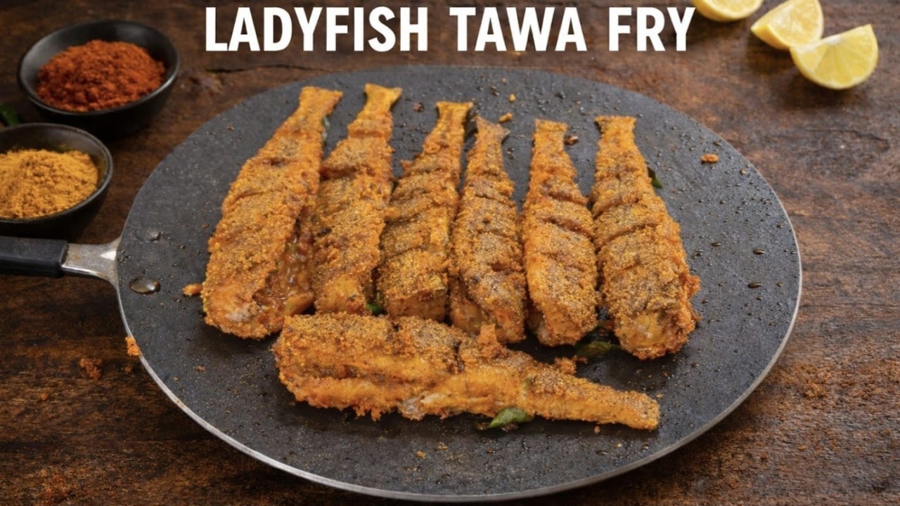 Frying Fish For The First time? Try This Easy Ladyfish Tawa Fry!