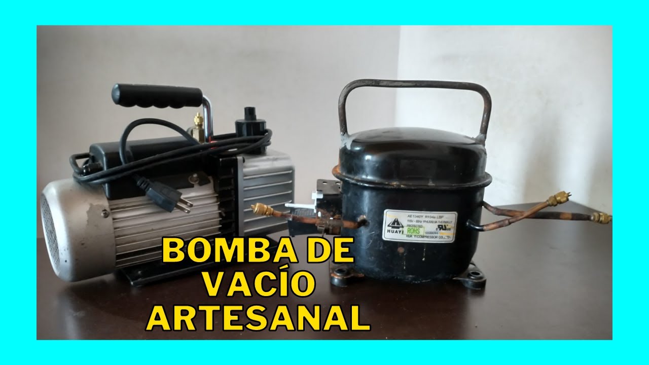 Bomba de vacío casera  vs  bomba de vacío original.