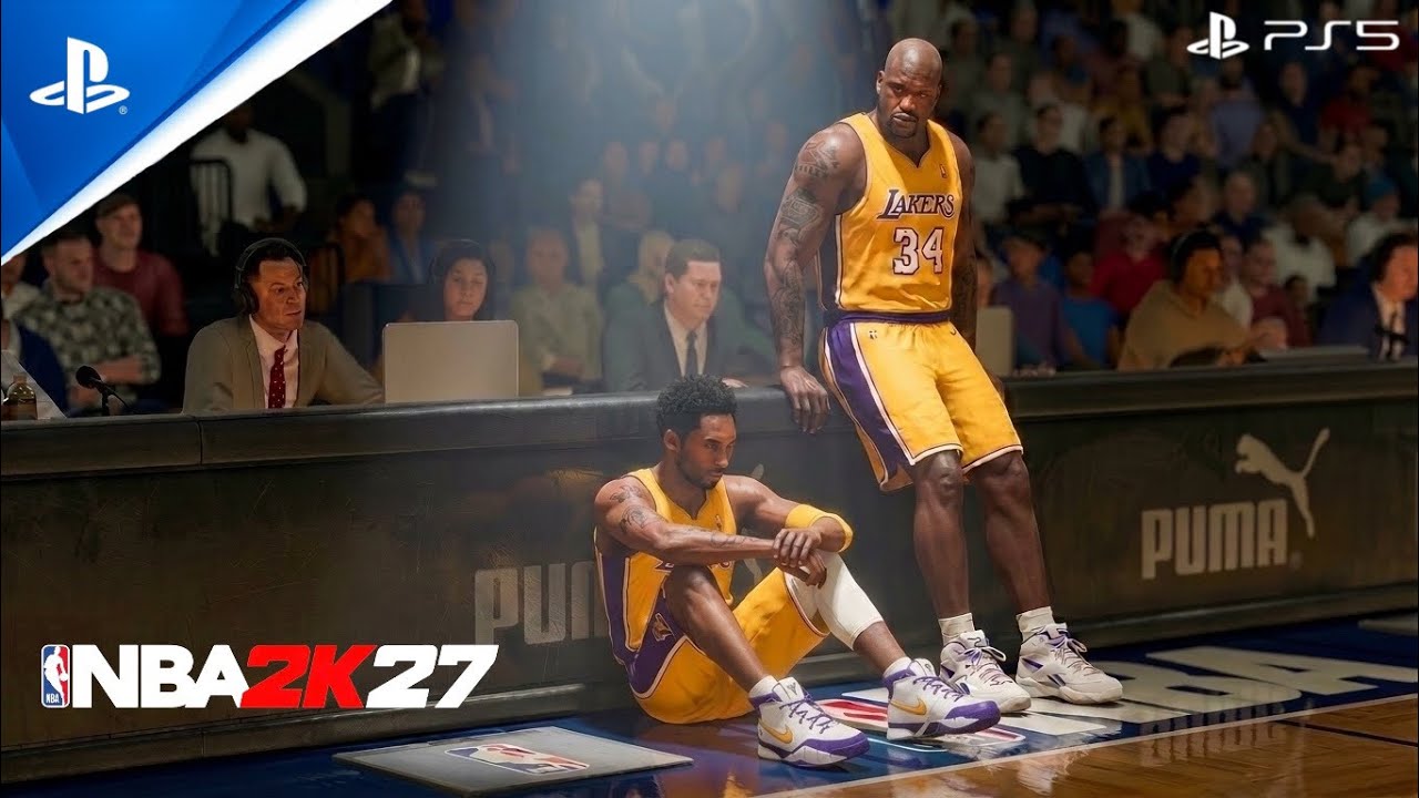 NBA 2K27 Кобе и Шак: Они делали это слишком легко | Реалистичные хайлайты