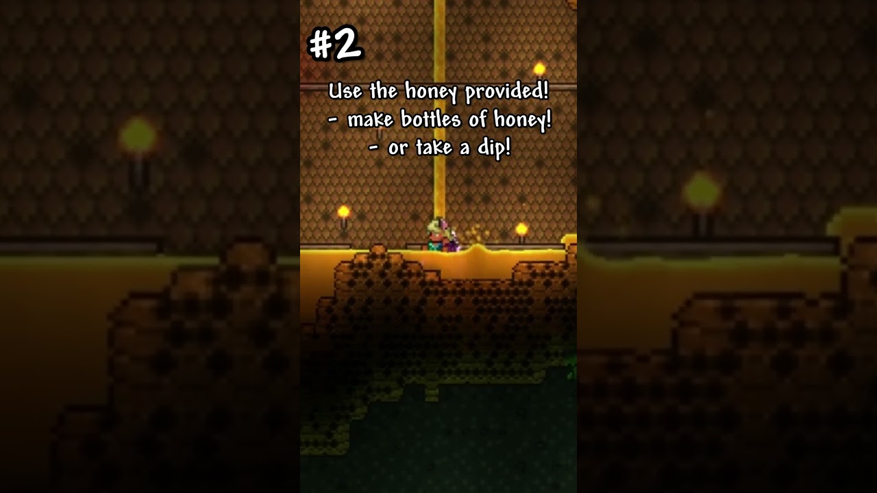 Tips For Fighting Queen Bee In Terraria! #shortsvideo #terraria #gamingshorts