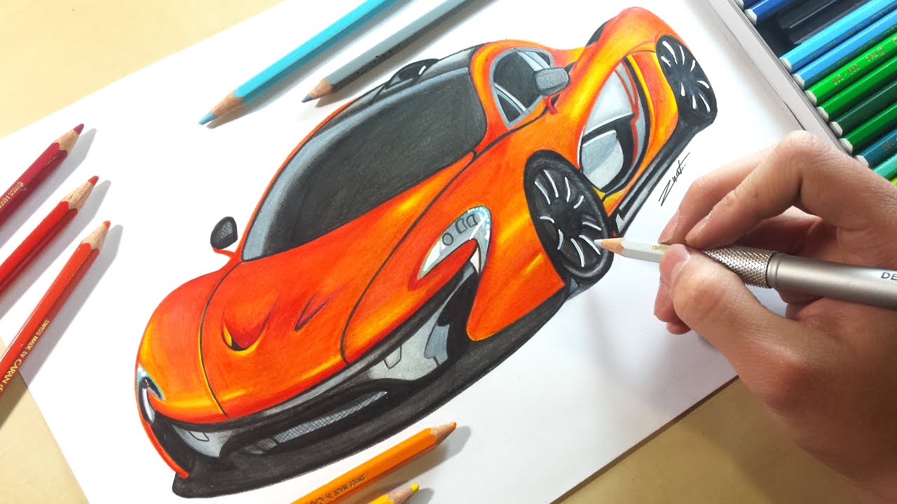 Drawing - McLaren P1