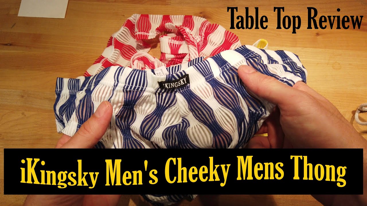 Kingsky Men's Cheeky Low Rise Pouch Underwear Tabletop Review - Not Bad