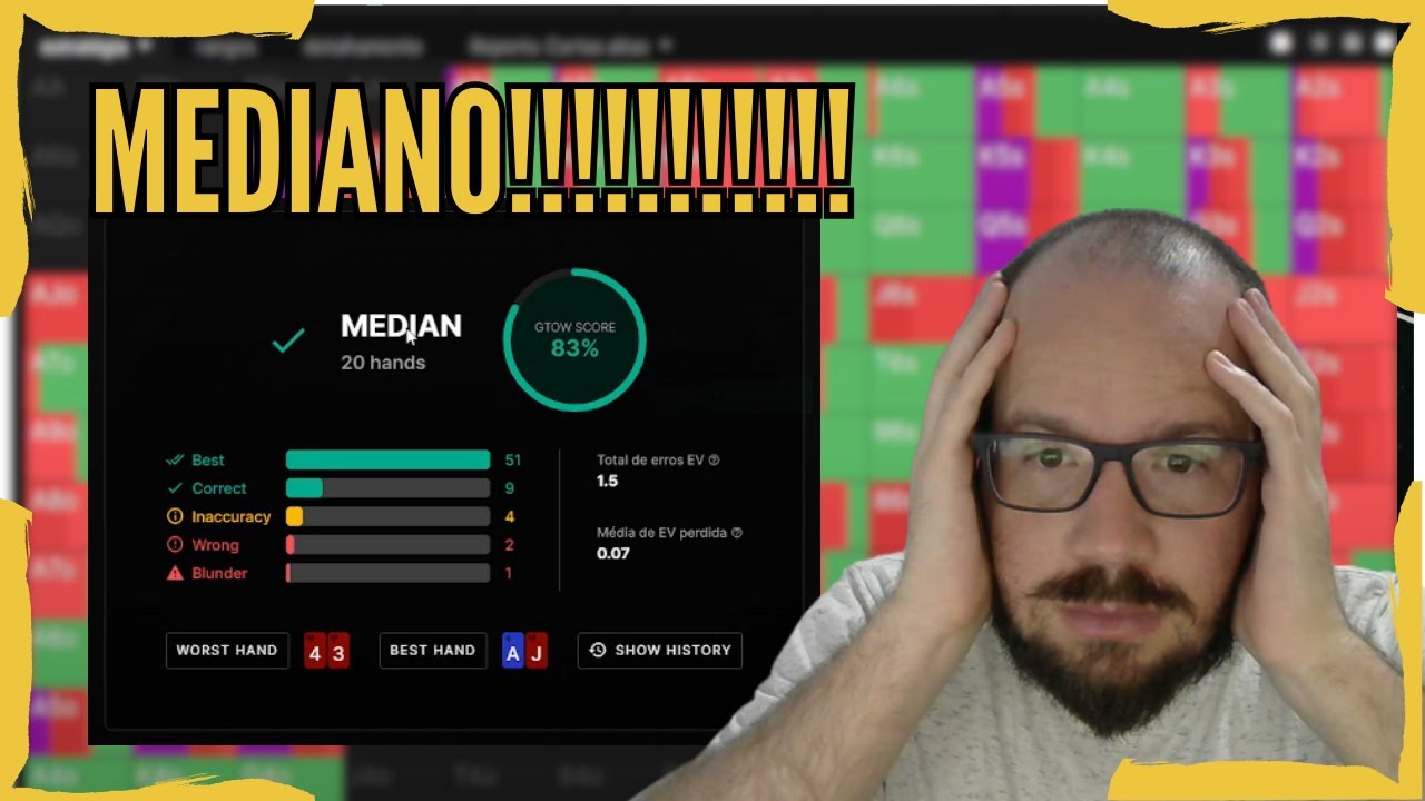 Em busca da MAESTRIA | Treinando o BIG BLIND no GTO WIZARD #1