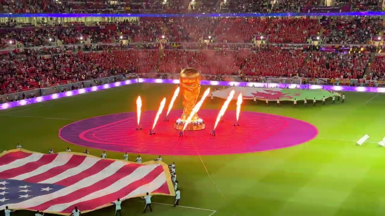 Complete FIFA Match experience in Qatar | USA vs Wales | Ahmad Bin Ali Stadium