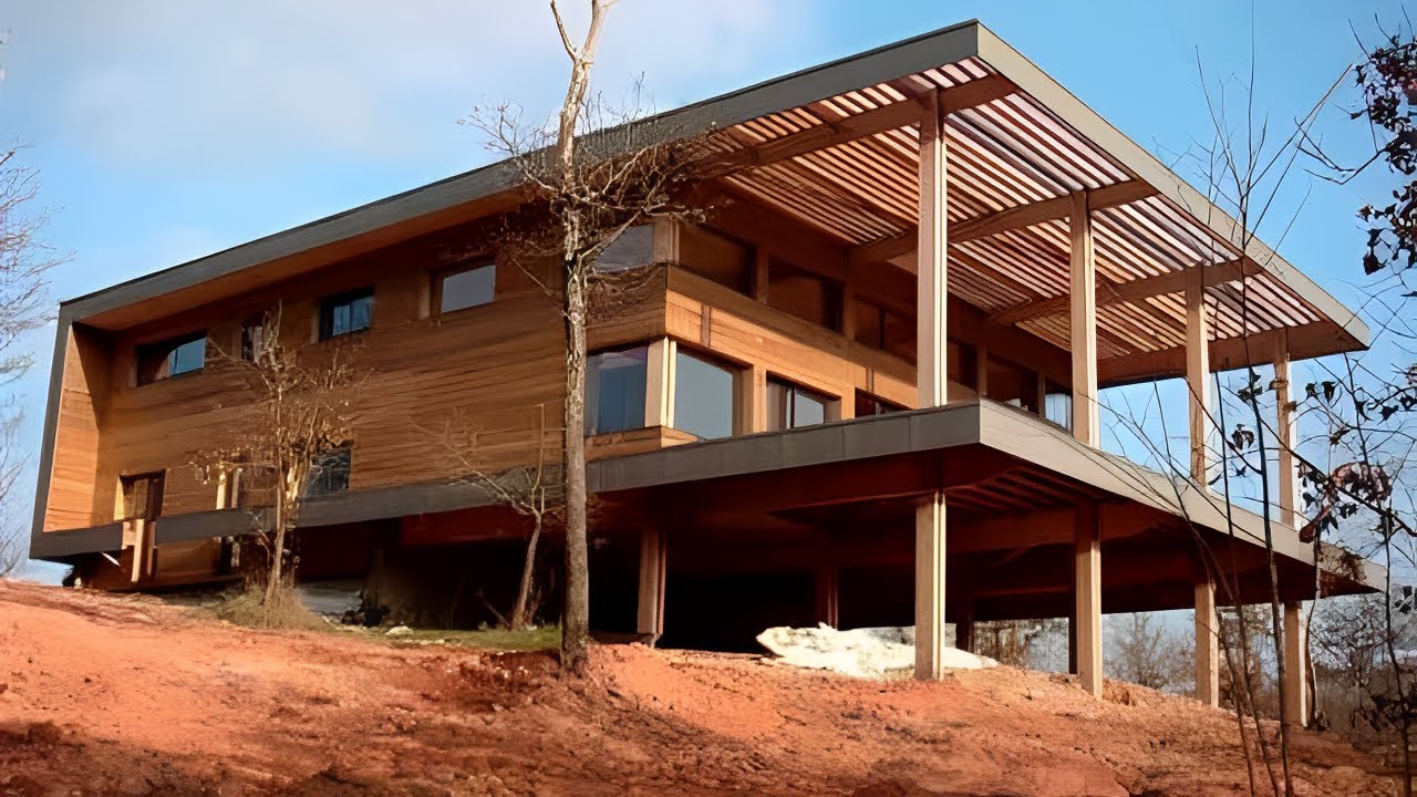 32 CASAS DE CAMPO SOBRE PILOTIS