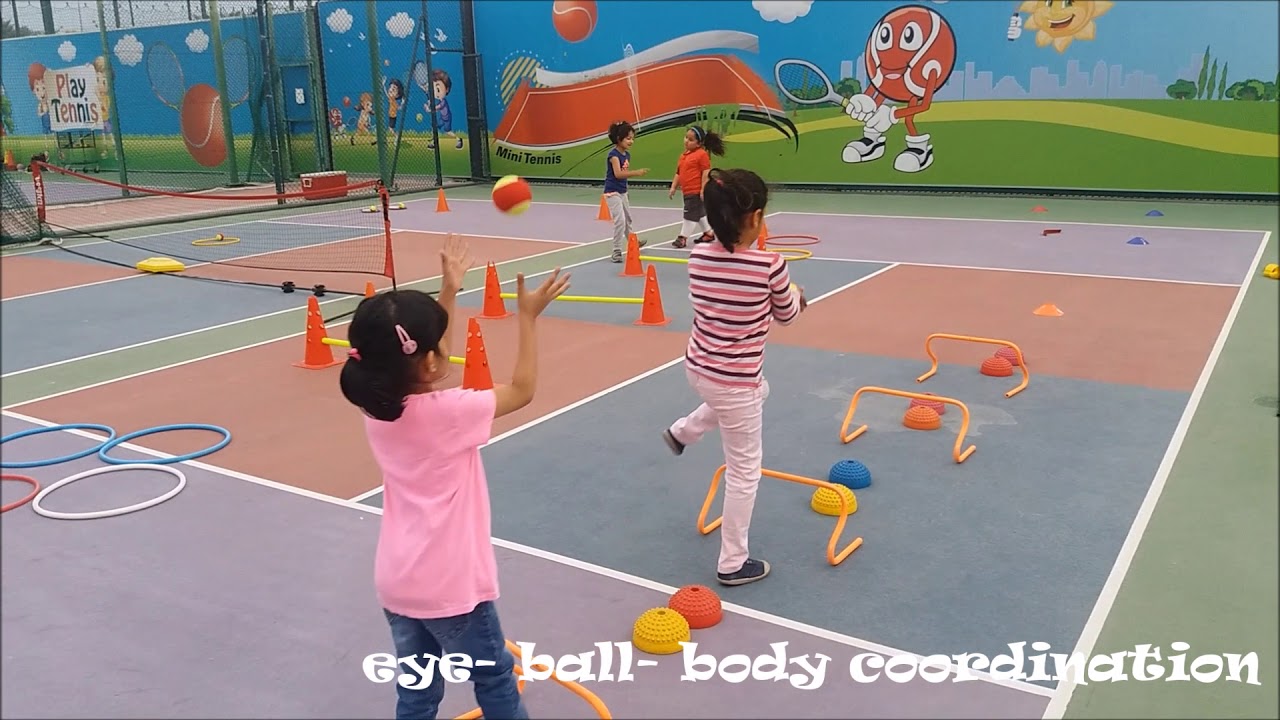 QTF Tennis 10s Blue Stage Agility Balance Coordination