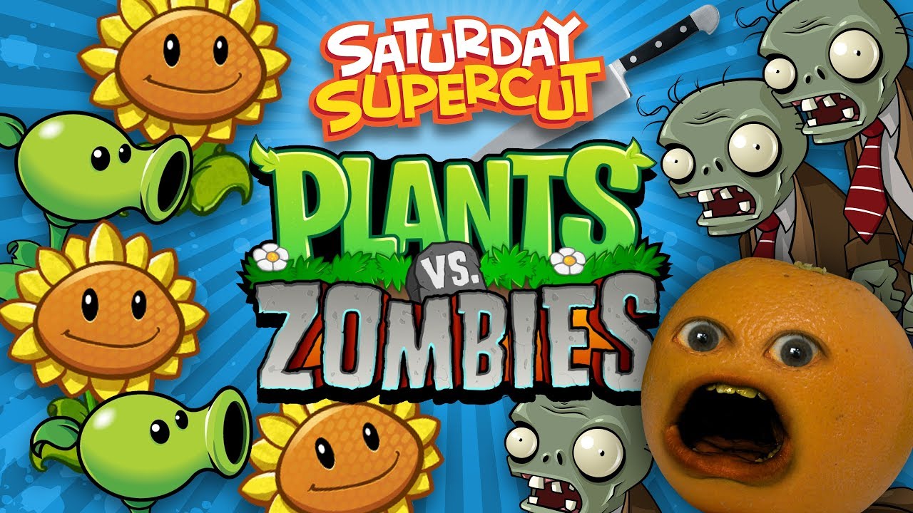 Annoying Orange vs Plants vs Zombies [Saturday Supercut🔪]