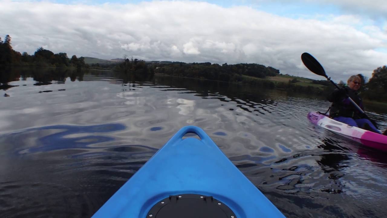 Canoeing on Clunie Loch