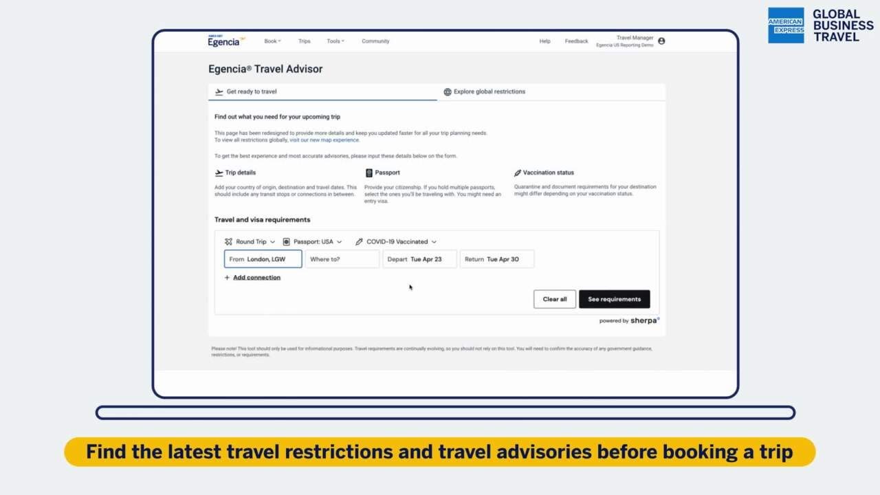 Seamless Business Travel Management with Amex GBT Egencia