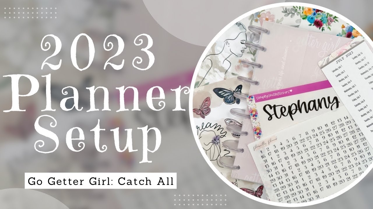 2023 PLANNER SETUP | Go Getter Girl Disc Bound Planner