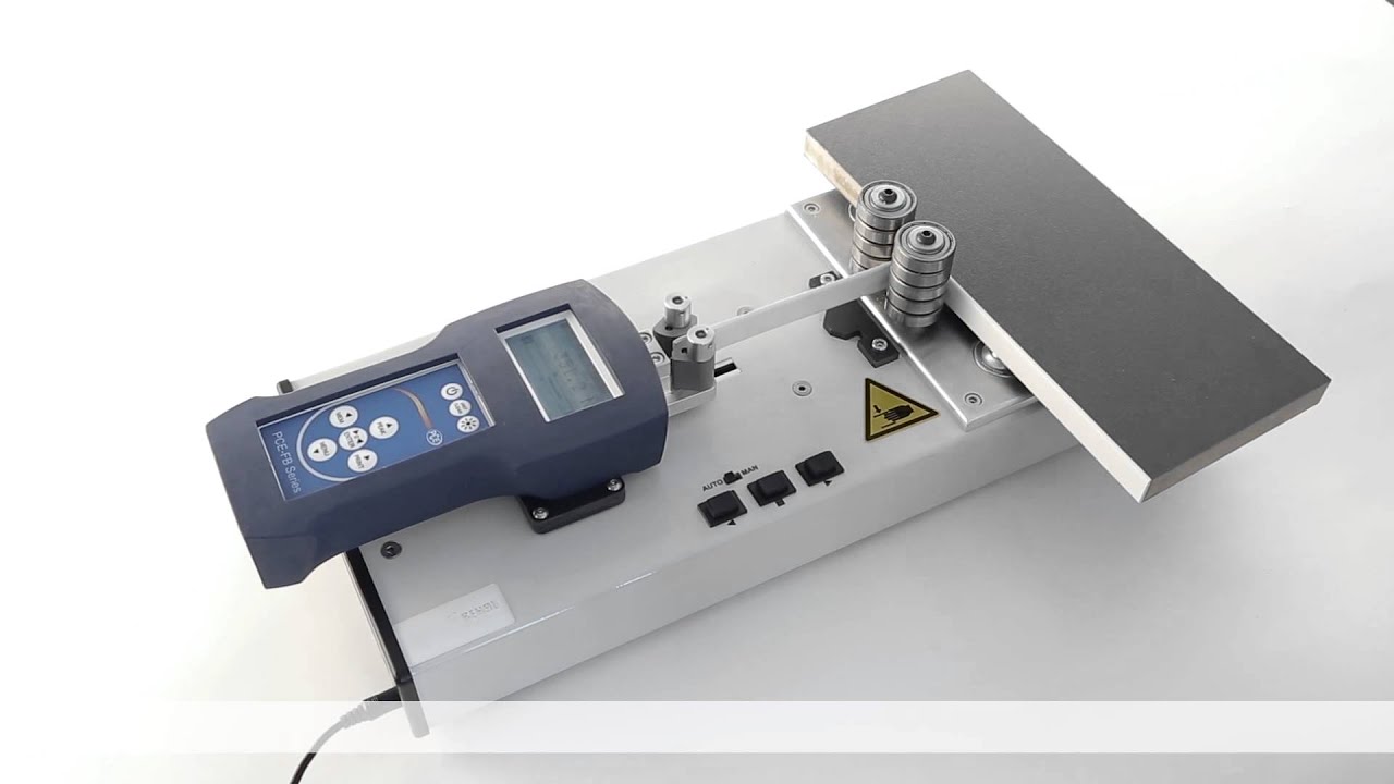 C&oacute;mo utilizar el dinam&oacute;metro PCE-PST 1