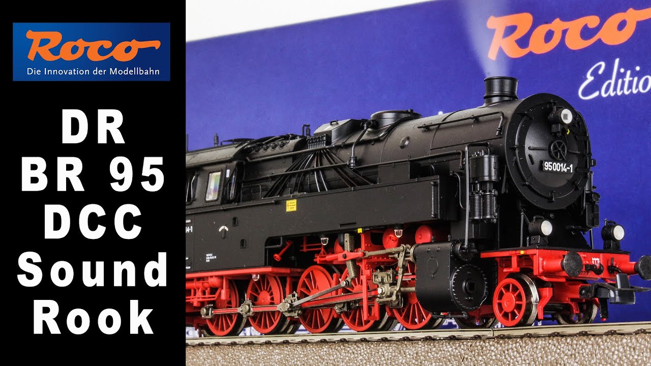 Roco 71096 DR Stoomlocomotief BR 95 DCC Sound + Dynamische Rook